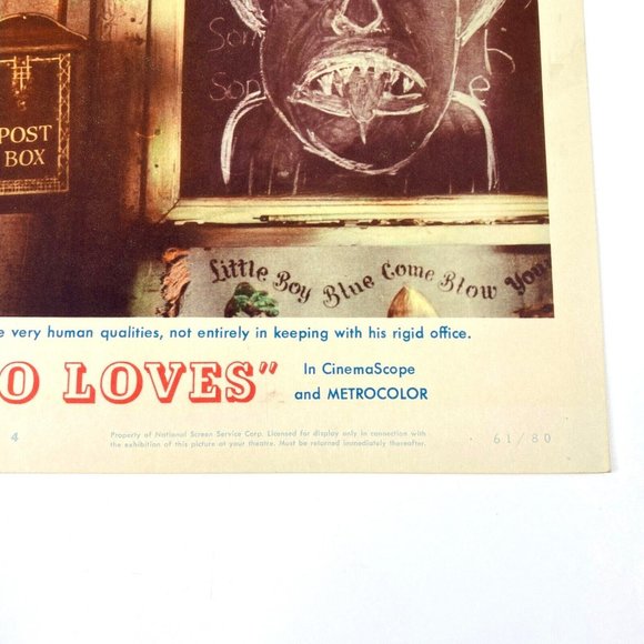 Two Loves 1961‎ Lobby Card Movie Poster  Shirley MacLaine Jack Hawkins Drama VTG - Picture 5 of 7